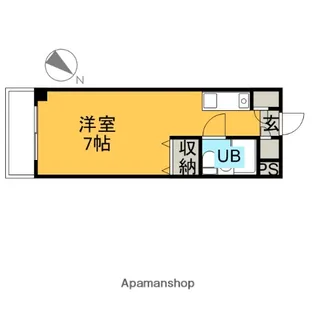 第7植村ビル【6階】の間取り