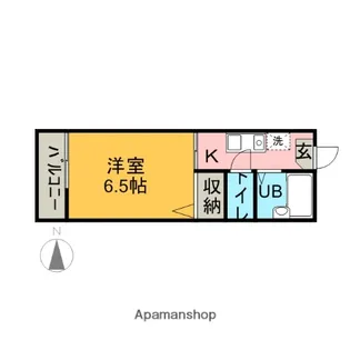 ディアス鷺沼【2階】の間取り