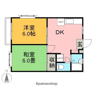 ルーラルあざみ野【2階】の間取り