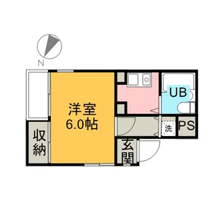 コパーズアプト宮前平【1階】の間取り