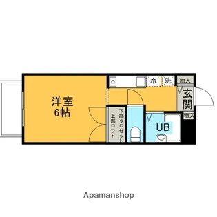 カセロたまプラーザ【2階】の間取り