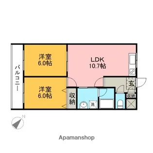 フォーレスト【3階】の間取り
