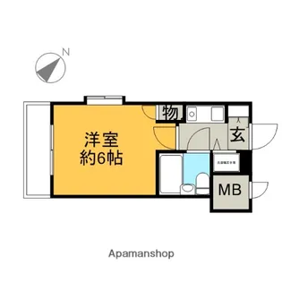 ダイアパレス鷺沼Ⅰ【201号室】の間取り