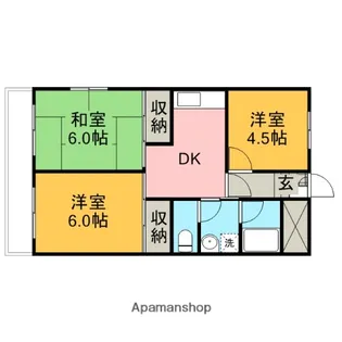 エミーレジデンス【204号室】の間取り