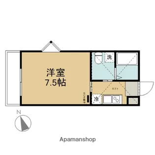 パークテラスあざみ野【1階】の間取り