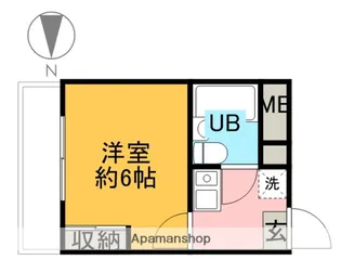 ブランニュー美しが丘【2階】の間取り