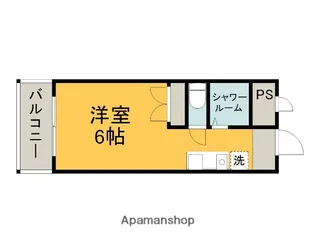 キャメロット相模大野【1階】の間取り