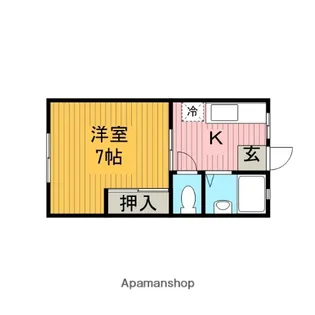 リバーサカエ【2階】の間取り