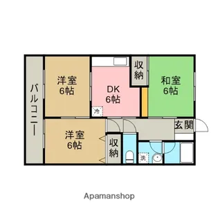 メゾン渋谷【1階】の間取り
