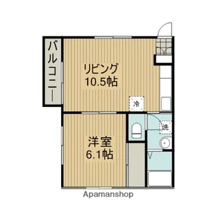 エステート渋谷【2階】の間取り
