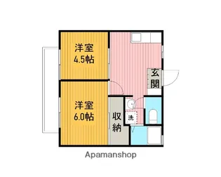 クリスカルⅠ【202号室】の間取り