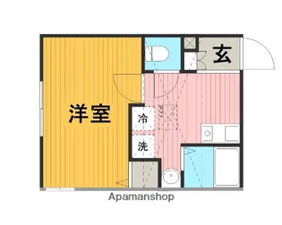 セレンゲティ北里【2階】の間取り