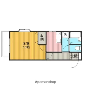 コスモス旭町【1階】の間取り