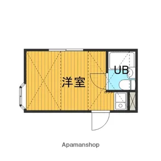 カーメルヴィラR16【1階】の間取り