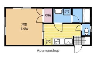メゾン田代【203号室】の間取り