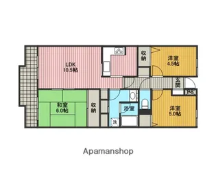 アルティザ相武台【5階】の間取り