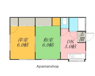 ハウスY・Y【1階】の間取り