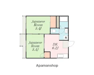 グリーンヴィレッヂ【2階】の間取り