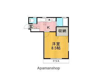 SUPER・PLAZA【202号室】の間取り