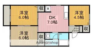 フォーレスト東大沼【1階】の間取り