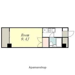 101セントラルビル【5階】の間取り
