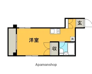 クレスト相模大野【1階】の間取り