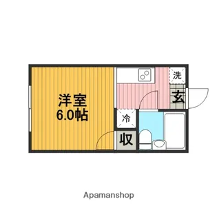 シャルム若松【2階】の間取り