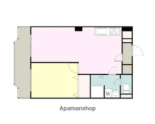 オークマンション小田急相模原【4階】の間取り