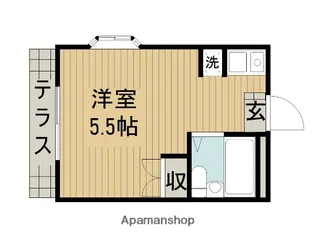 グレースハイツ【1階】の間取り