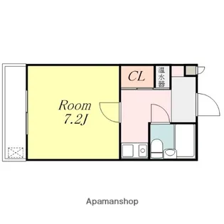 東林間ハイツ【205号室】の間取り