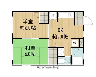 アネックスミワ【1階】の間取り