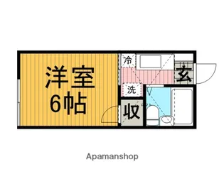 アリスコーポ町田【B106号室】の間取り