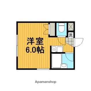 グリーンハーモニー【105号室】の間取り