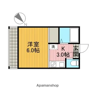 神奈川県相模原市中央区淵野辺4丁目【マンション】の間取り