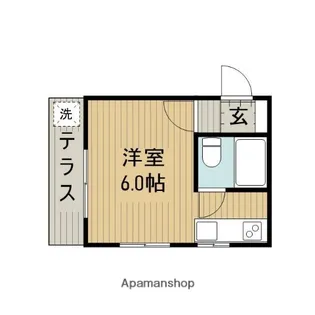 サンモール相模大野【1階】の間取り