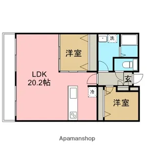 SUCCESS Ⅱ【101号室】の間取り