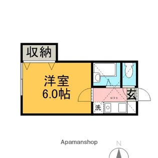 ロッシェル若松3号棟【2階】の間取り