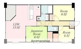 クレアハウス壱番館【2階】の間取り