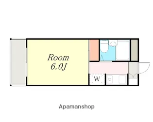 エルミタージュ相模【1階】の間取り