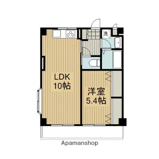 神奈川県大和市西鶴間1丁目【マンション】の間取り