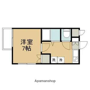 ハイム京浜【1階】の間取り