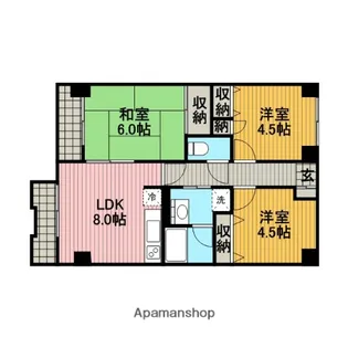 ビレッジ・エイト【2階】の間取り