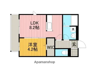 ボワソレイユ【2階】の間取り