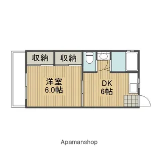 神奈川県相模原市南区鵜野森2丁目【マンション】の間取り