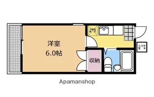 サンハイツ大野【201号室】の間取り