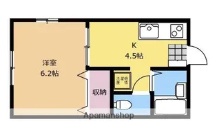 マスターズ林間【1A号室】の間取り