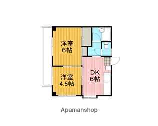 パルハイム【201号室】の間取り