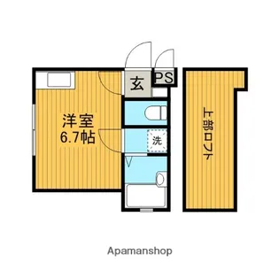 グリーンロード【102号室】の間取り