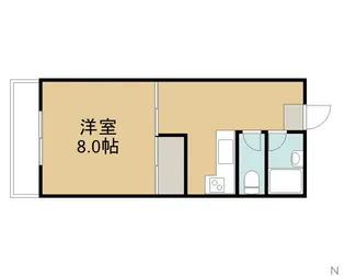 パレス相模大野(豊町)【3階】の間取り