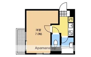 キタミマンション【307号室】の間取り